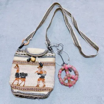 사코슈 백 에스닉 민족 무늬 숄더백 패션