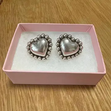 멕시코 하트 귀걸이 실버 925 멕시칸 주얼리