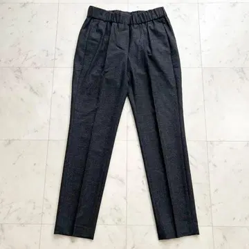 BRUNELLO CUCINELLI 울 글렌체크 테이퍼드 팬츠