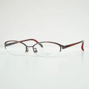 새상품 일본제 SEDA 티타늄 안경 프레임 고급 보라색 렌즈 교환 가능