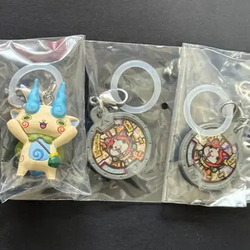 요괴워치 메지루시 액세서리 코마상 요괴 메달 3개 세트