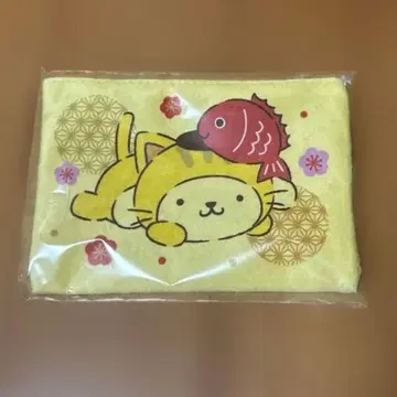 산리오 스토어 신춘 복권 플랫 파우치 폼폼푸딩