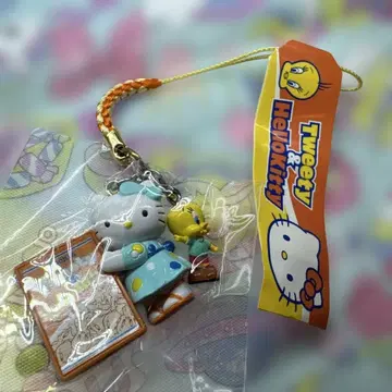 산리오 헬로키티 트위티 매달기 스트랩 쿠키 당시 물건