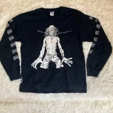 밴딩 SOB 롱T 블랙 L 사이즈