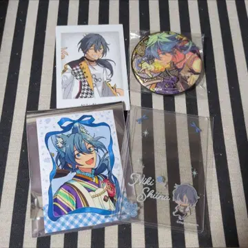 앙스타 10주년 니키 특전 파샤츠 미니 브로마이드 경질 케이스 캔뱃지