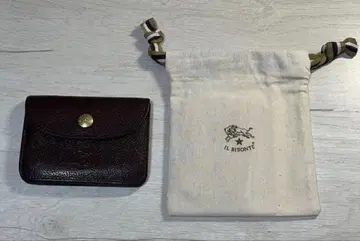 [ 새상품급 ] IL BISONTE 카드 케이스 짙은 갈색