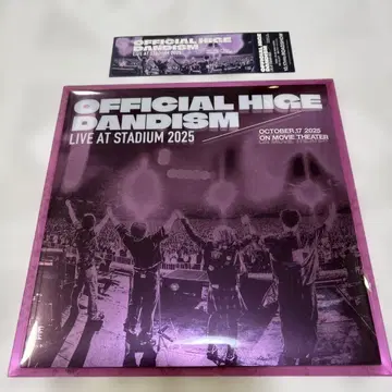 OFFICIAL HIGE DANDISM 라이브 히게단 영화 팜플렛