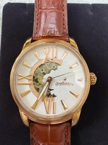 오로비안코 자동 시계 스켈레톤