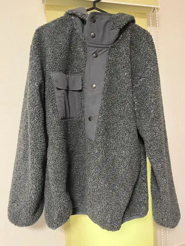 GU x ENGINEERED GARMENTS 보아 플리스 스냅 후드티 L