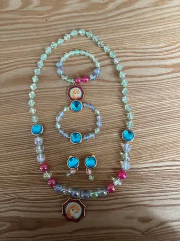 홍콩 디즈니 겨울왕국 안나 디자인 액세서리 세트