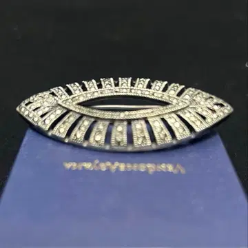 실버 925 반돔 아오야마 브로치 마카사이트 빈티지