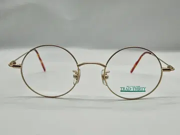 미사용 데드스탁 TRAD-THIRTY 빈티지 진원 둥근 안경 사바에 제작