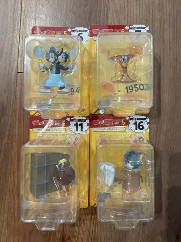 제일복권 톰과 제리 A상 피규어 4종 6, 7, 11, 16 제리