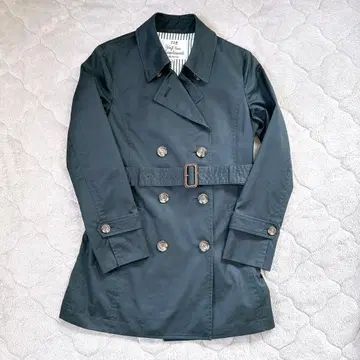 23구 여성용 트렌치코트 36 네이비 벨트 포함