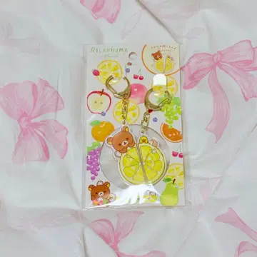 리락쿠마 키이로이토리 페어 키링