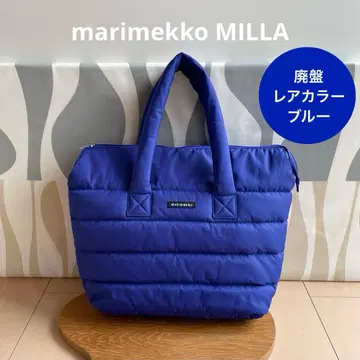레어 marimekko MILLA 마리메꼬 밀라 토트백 블루