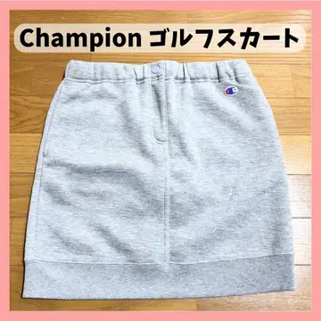 새상품급 Champion 챔피온 골프 스커트 그레이 M 사이즈