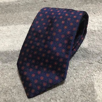 던힐 dunhill 네이비 도트 무늬 넥타이