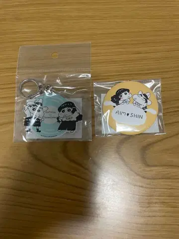 짱구는 못말려(크레용 신짱) 아이묭 콜라보 캔뱃지 키링