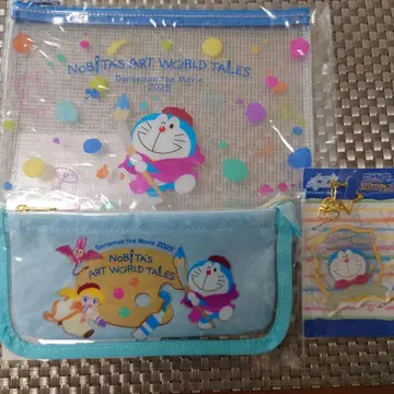 도라에몽 진구의 그림 세계 이야기 파우치 세트