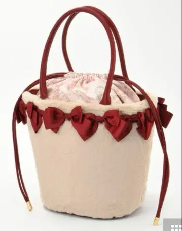 아오키 미사코 시마무라 니나스 퍼 리본 백