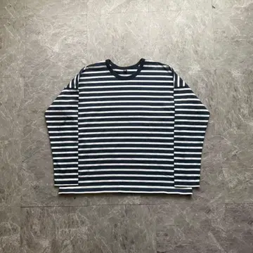 archive uniqlo border long sleeve y2k