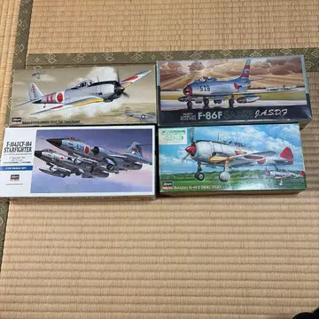 전투기 모델 키트 4종 세트
