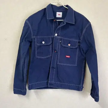 EDWIN 네이비 커버올 에드윈 더블 포켓 자켓