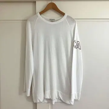 JAMES PERSE 그래픽 프린트 맨투맨 풀오버 화이트 2