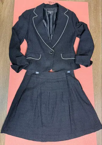 다크 그레이 자켓 스커트 세트 사이즈 38