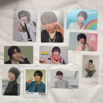 나니와단시 오오니시 류세이 CD 특전 트레이딩 카드 10장 세트