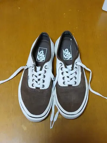 Vans 브라운 화이트 스니커즈