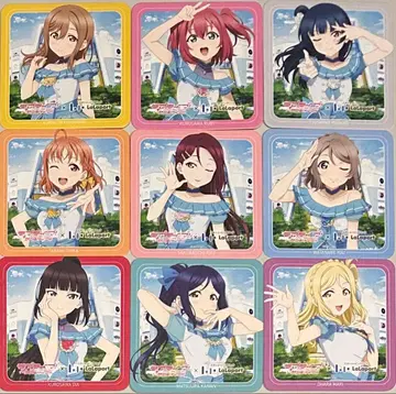 러브 라이브 Aqours 라라포트 누마즈 코스터 컴플리트 세트