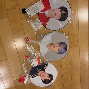 BTS 진 부채 3개 세트