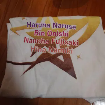 [ 미사용 ] 그날 본 럭키스타 아이돌 t셔츠 [ XXL ] 아노스타