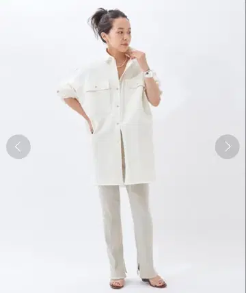 [ Plage 별주 모델 ] Healthy Denim 화이트 데님 자켓