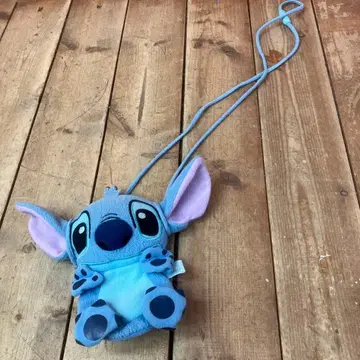 3F [인기 최고!] 디즈니 스티치 봉제 인형 가마구치 미니백