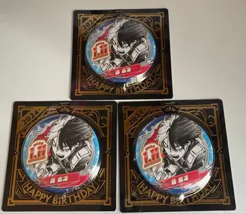 나의 히어로 아카데미아 히로아카 토도로키 쇼토 생일 캔뱃지 2024 3개