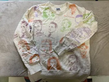 Pherrow's Face Print Crewneck Sweatshirt