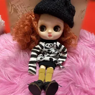 커스텀 인형 옷 갈아입기 의류 팬더 무늬 의류 신발 니트 모자 포함