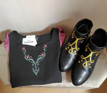 겨울왕국 엘사 변신 긴팔 셔츠 티셔츠 부츠 치하루 디즈니