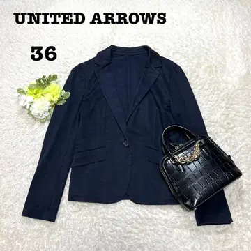 유나이티드 애로우즈 린넨 자켓 일본제 싱글 버튼 작은 사이즈 S