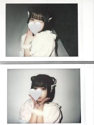 iLiFE! 아이스 카페 의상 란 폴라로이드 2장