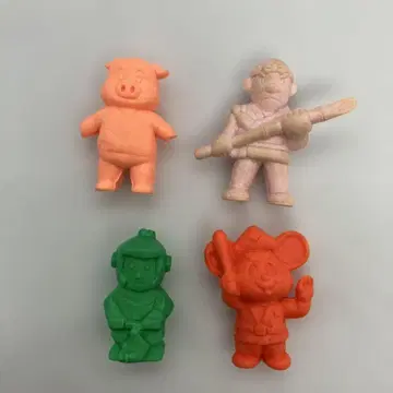 [ 쇼와 레트로 ] 남코 패미컴 지우개 4개 세트