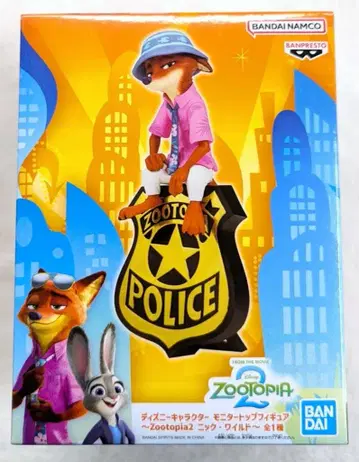 반다이 스피리츠 디즈니 캐릭터 모니터 탑 피규어 주토피아 2 닉 와일드