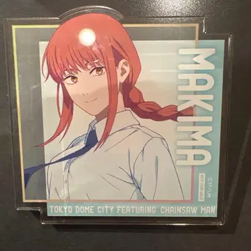 체인소 맨 도쿄 돔 시티 콜라보 마키마 아크릴 배지