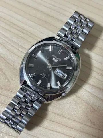 세이코 5 DX 자동 와인딩 블랙