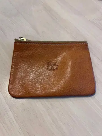 일비종떼 브라운 가죽 코인 케이스