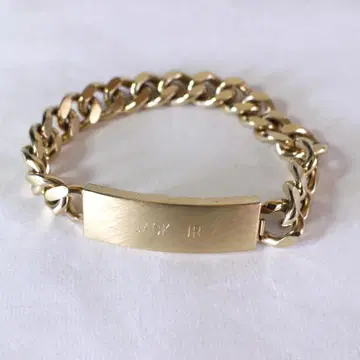 레어 골드 ID 팔찌 밀리터리 SPEIDEL USA