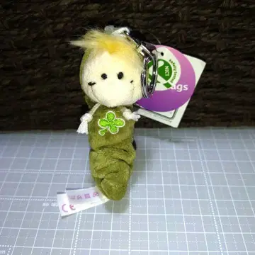 NICI 애벌레 마스코트 반지 홀더 클로버 미사용 새상품